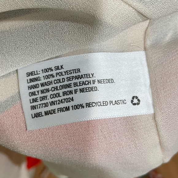 Anna Sui 3X Target Silk Printed Off the Shoulder Mini Dress NWOT - Picture 8 of 9